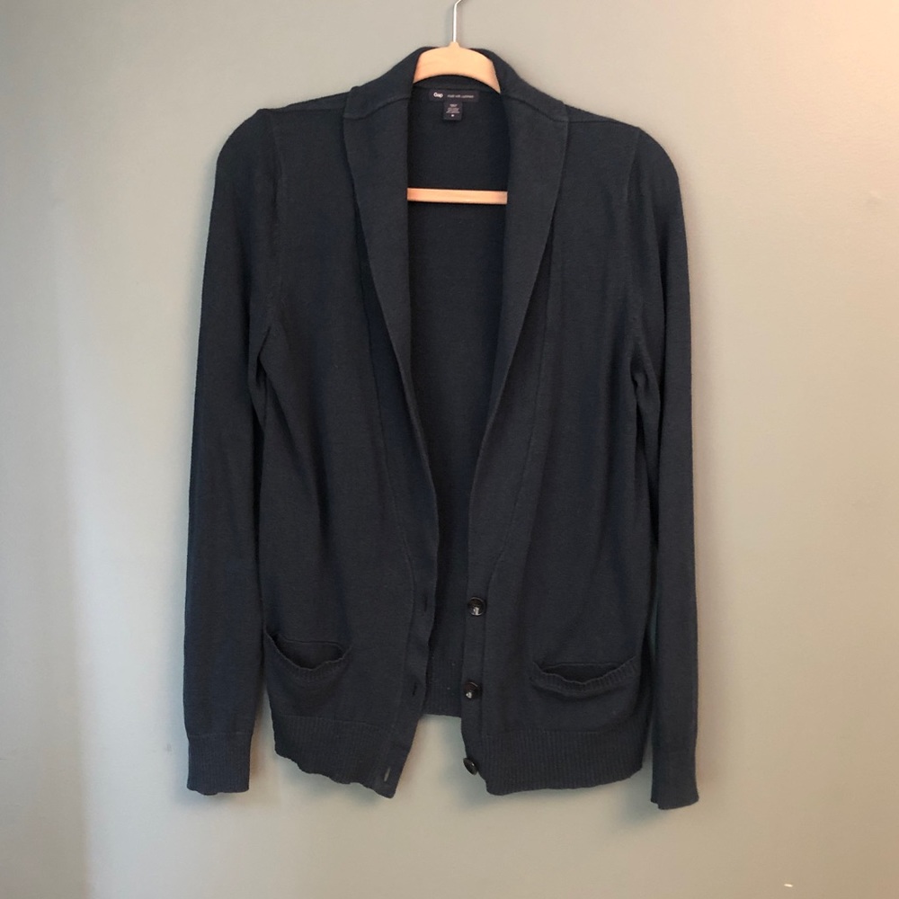 Gap made w Cashmere Blue/Green Sweater